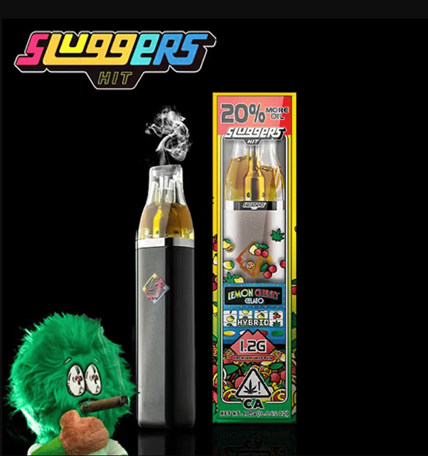 Sluggers AIO - Lemon Cherry Gelato - Live Resin Infused (All-In-One) - 1.2g