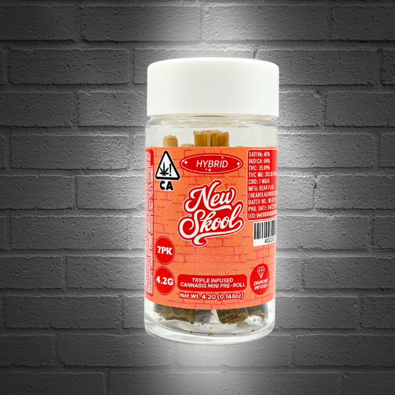 New Skool | .6gx7pk - Wedding Cake - Infused Pre-Rolls - New Skool -  - $22 - Pre-Rolls