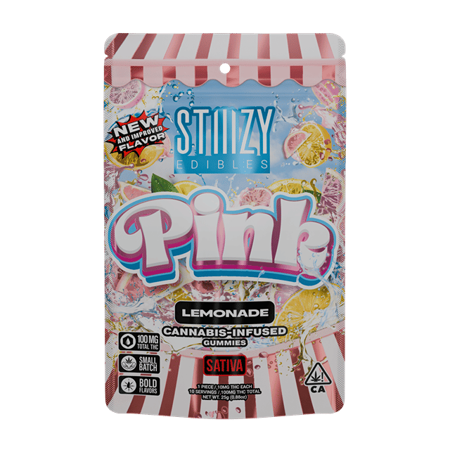100MG Live Resin Gummies Pink Lemonade