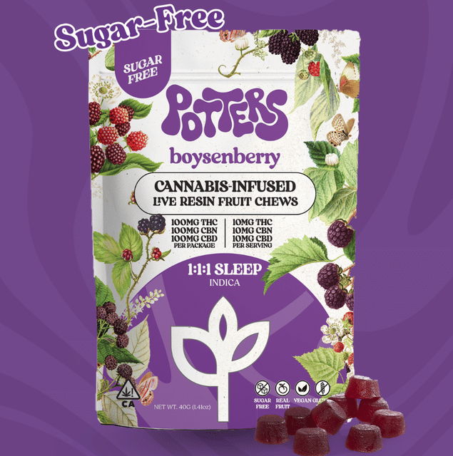 Potters: Free Fruit Chew