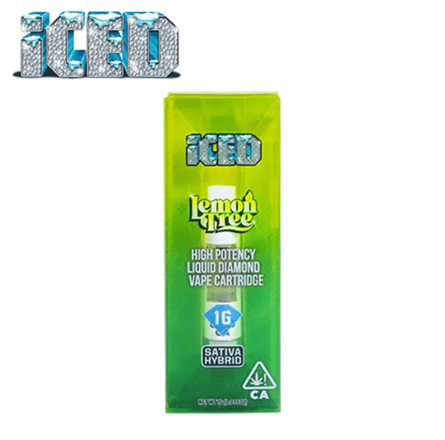 Iced - Lemon Tree - Liquid Diamond Vape Cartridge - 1g