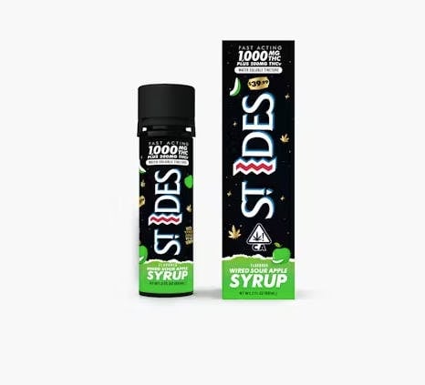 Wired Sour Apple Syrup + THCv | 2oz | 1000mg Tincture