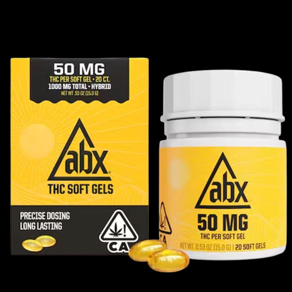 ABX — ABX 50mg THC 20ct Soft Gels
