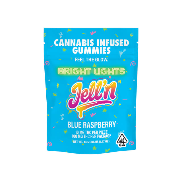 Bright Lights β Blue Raspberry - 100mg Gummies