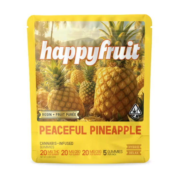 Happy Fruit: Peaceful Pineapple