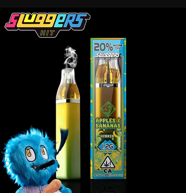 Sluggers AIO - Apples and Bananas - Live Resin Infused (All-In-One) - 1.2g