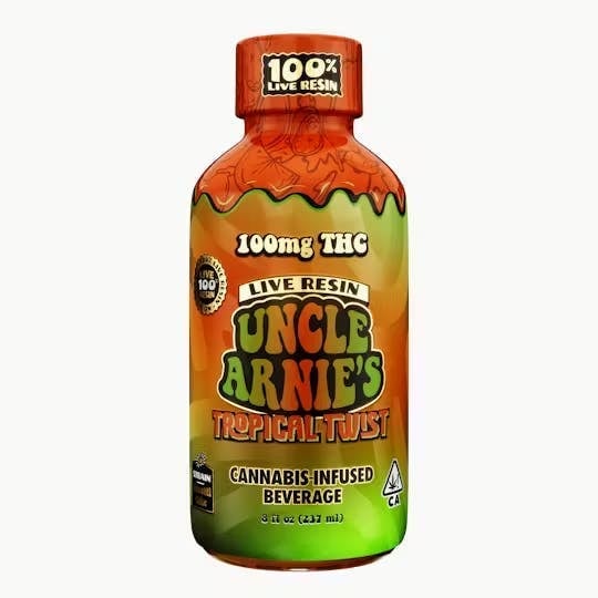 Uncle Arnie's | Live Resin Tropical Twist | Blue Dream | 100mg | 8oz