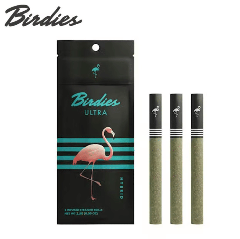 Birdies - Ultra Hybrid - Infused Pre-Roll 3pk - 2.5g - Birdies - UH - Infused PR PK - 2.5g - $16.99 - Pre-Roll Packs