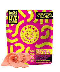KANHA | 100MG | ROSIN STRAWBERRY LEMONADE INDICA BELTS | 4-PCK GUMMIES