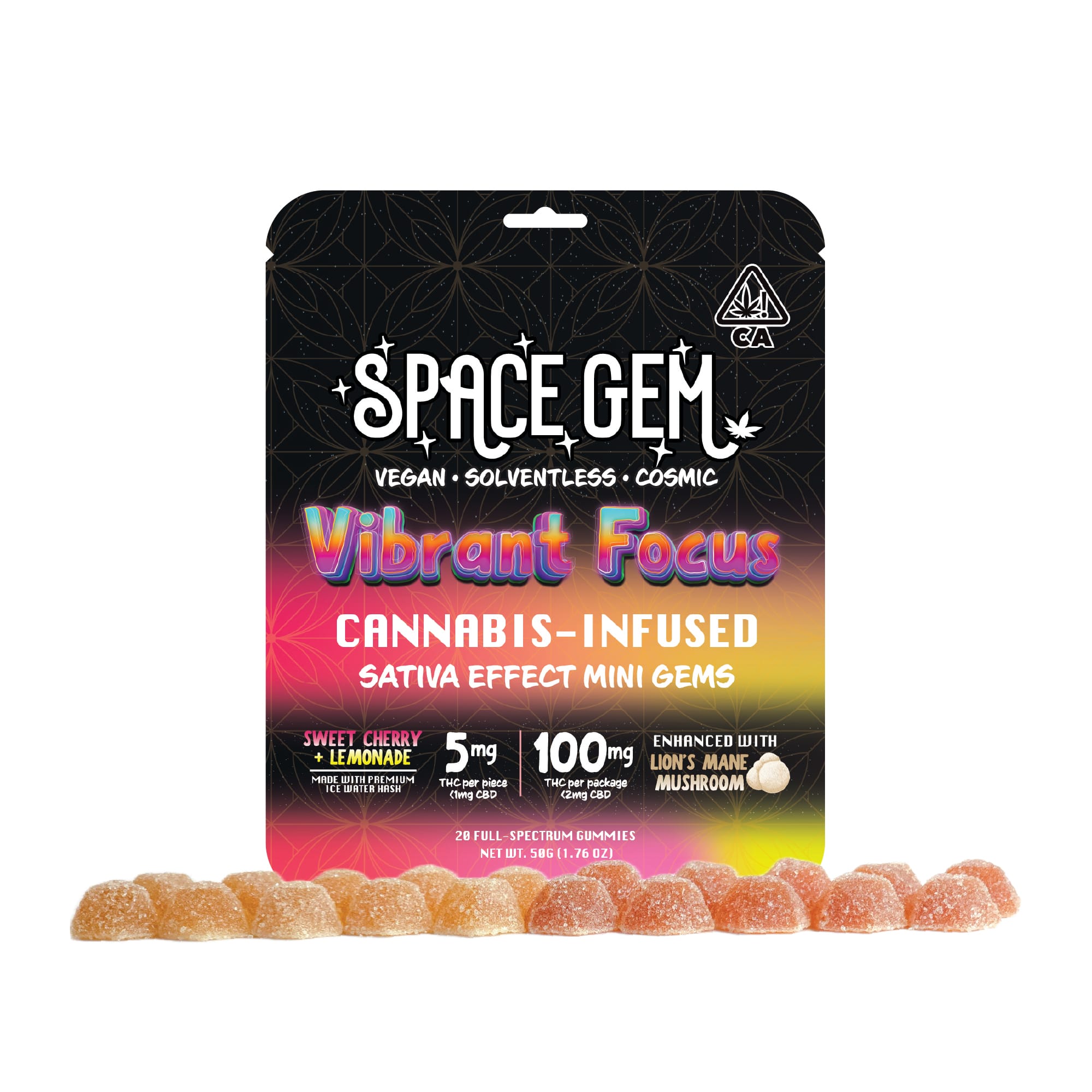 Space Gem — Vibrant Focus Gummy - 100mg 20pk