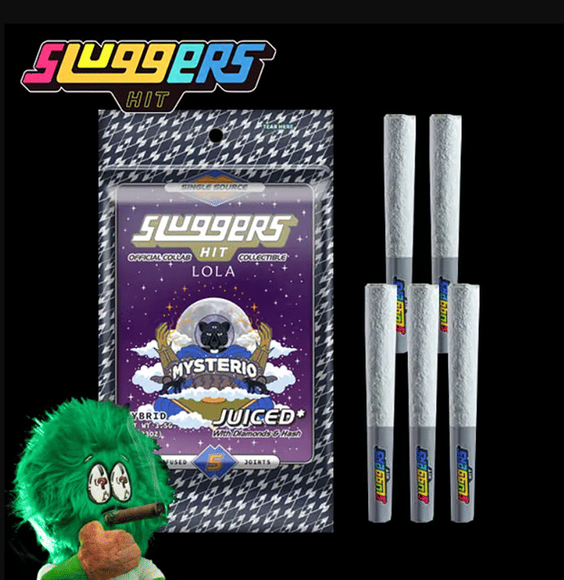 Sluggers x Lola - Mysterio - Diamond Edition - Infused Pre-Rolls (5 Pack) - 3.5g