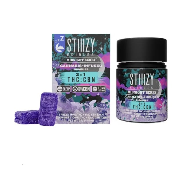 Midnight Berry Sleep Gummies | 10pc | 2:1 THC:CBN 100mg:50mg