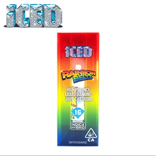 Iced - Rainbow Beltz - Liquid Diamond Vape Cartridge - 1g