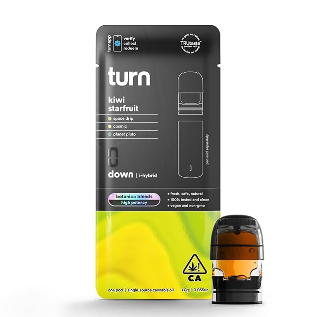 Turn Down BB POD | 1g - Kiwi Starfruit - Indica Hybrid