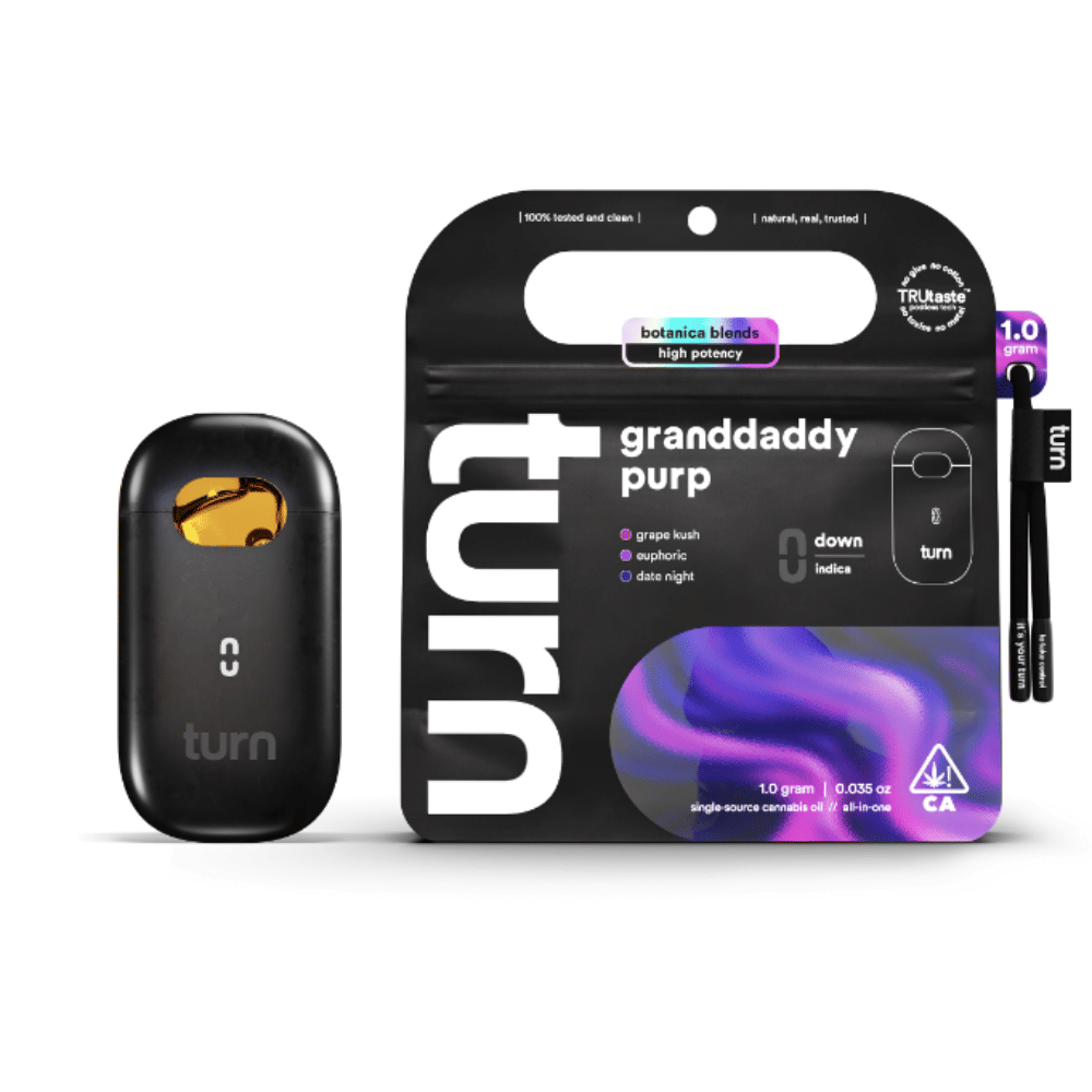 turn — Granddaddy Purp Turnone - Botanical Blends