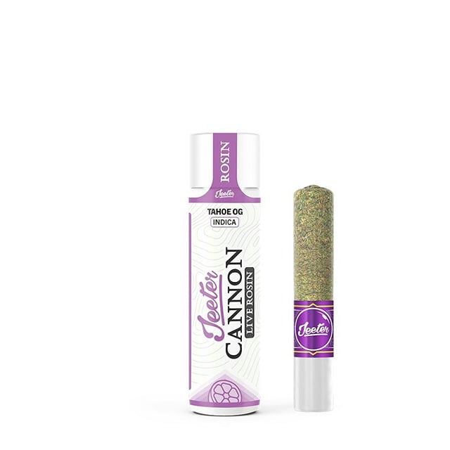 Jeeter Infused Live Rosin Cannon 1.3G Preroll Tahoe OG