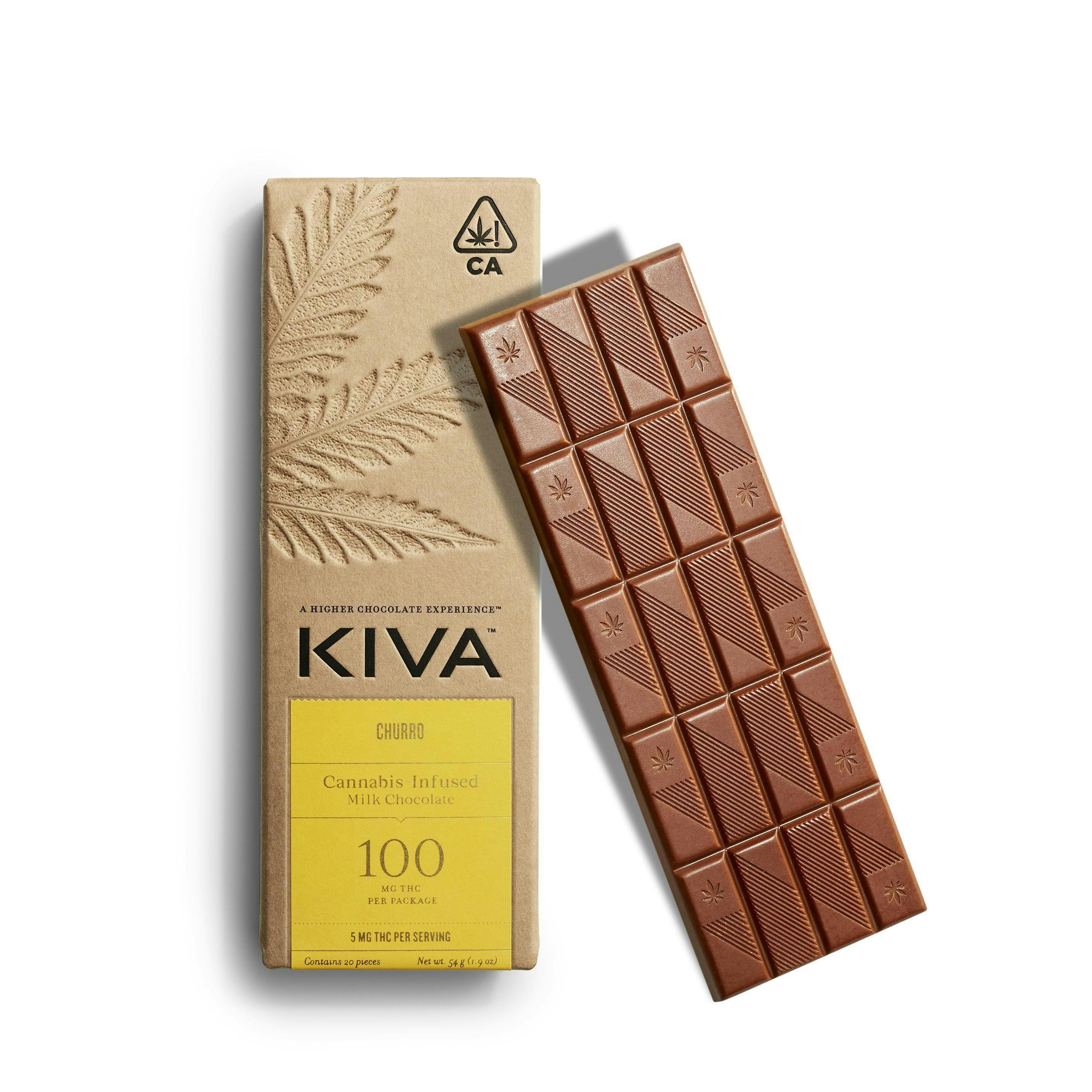 Kiva Confections — Milk Chocolate Churro