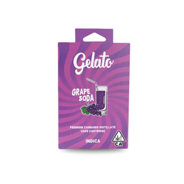 Gelato Flavor | 1g - Grape Soda - Cartridge - Indica