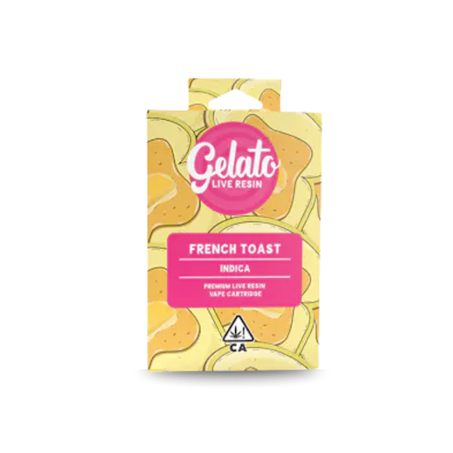 Gelato Live Resin Enhanced | 1g - French Toast - Cartridge - Indica