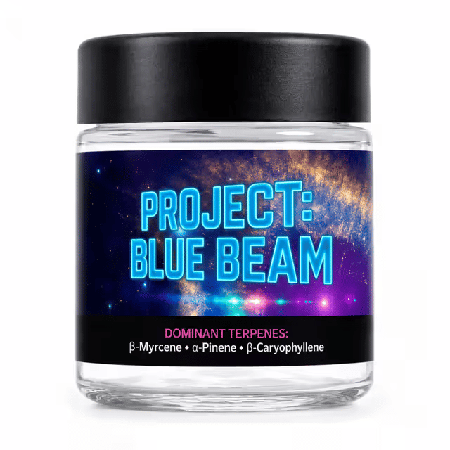 3C Farms — Project Blue Beam: 3.5g Jar