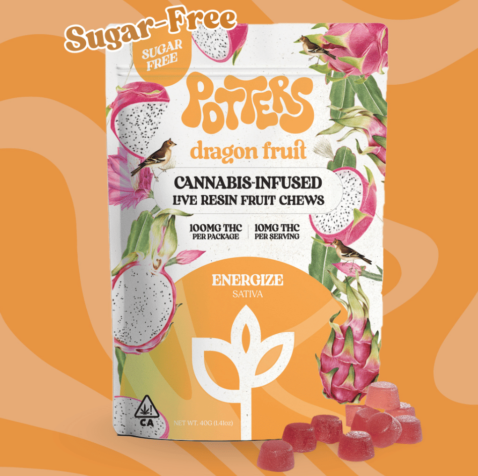 Potters — Dragon Fruit Energize -free Fruit Chews