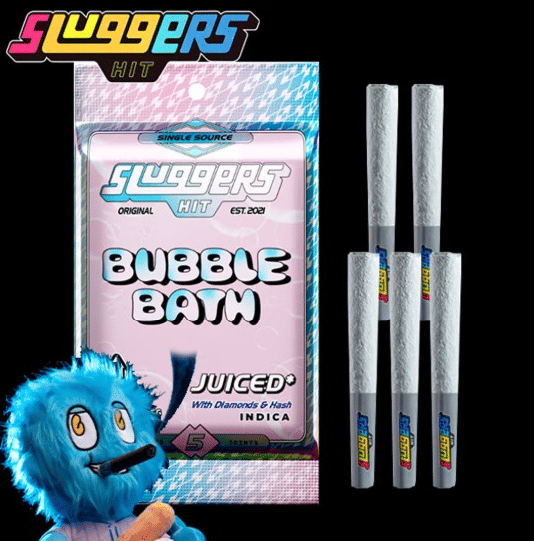 Sluggers - Bubble Bath - Diamond Edition - Infused Pre-Rolls (5 Pack) - 3.5g