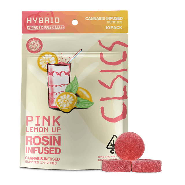 Pink Lemon Up | 100mg Live Rosin Gummies
