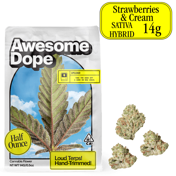 Awesome Dope — Strawberries & Cream