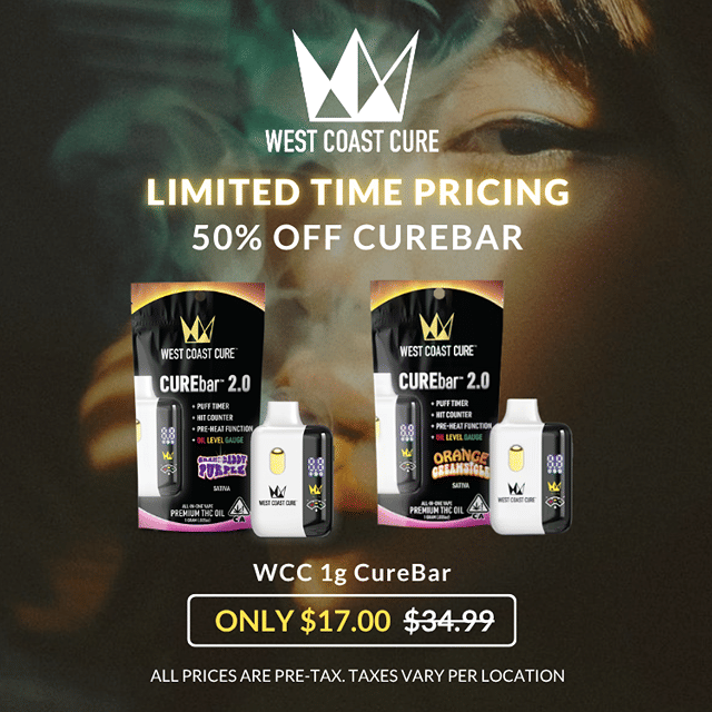 🔥ASHE X WCC CUREbar - PAY LESS MORE WEED💨