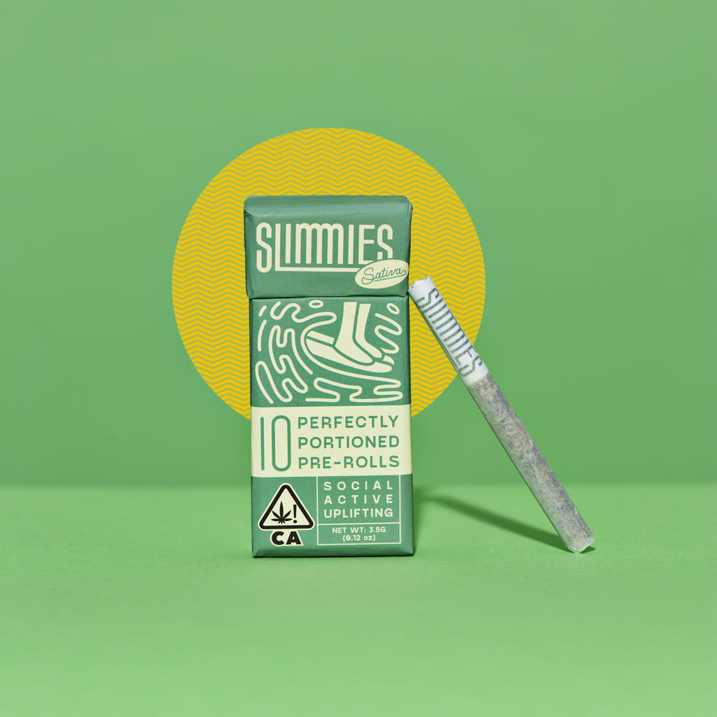 Slimmies — Banana Smoothie - .35g Pre Rolls (10pk)