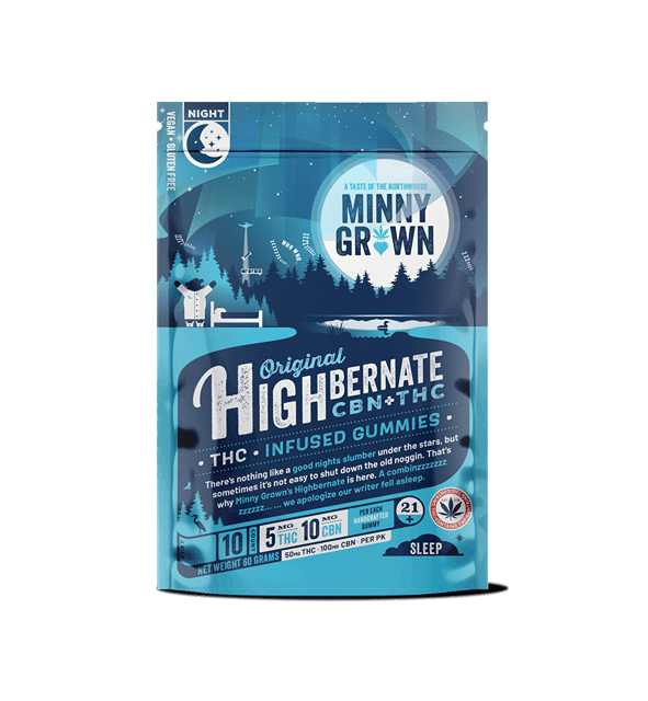 Original Hibernate - 5mg Hemp THC / 10mg CBN Gummies - 10pk