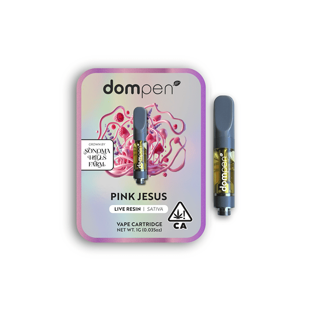 PINK JESUS LIVE RESIN VAPE | DOMPEN X SONOMA HILLS FARM