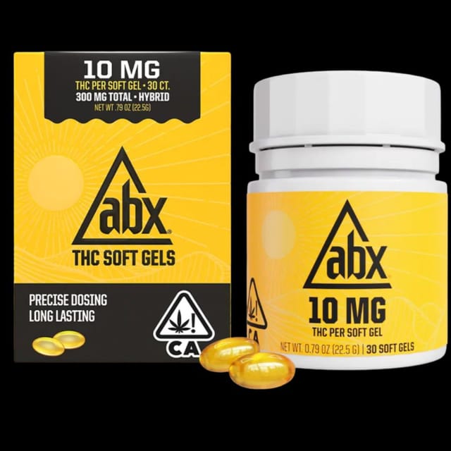 ABX — ABX 10mg THC 30ct Soft Gels