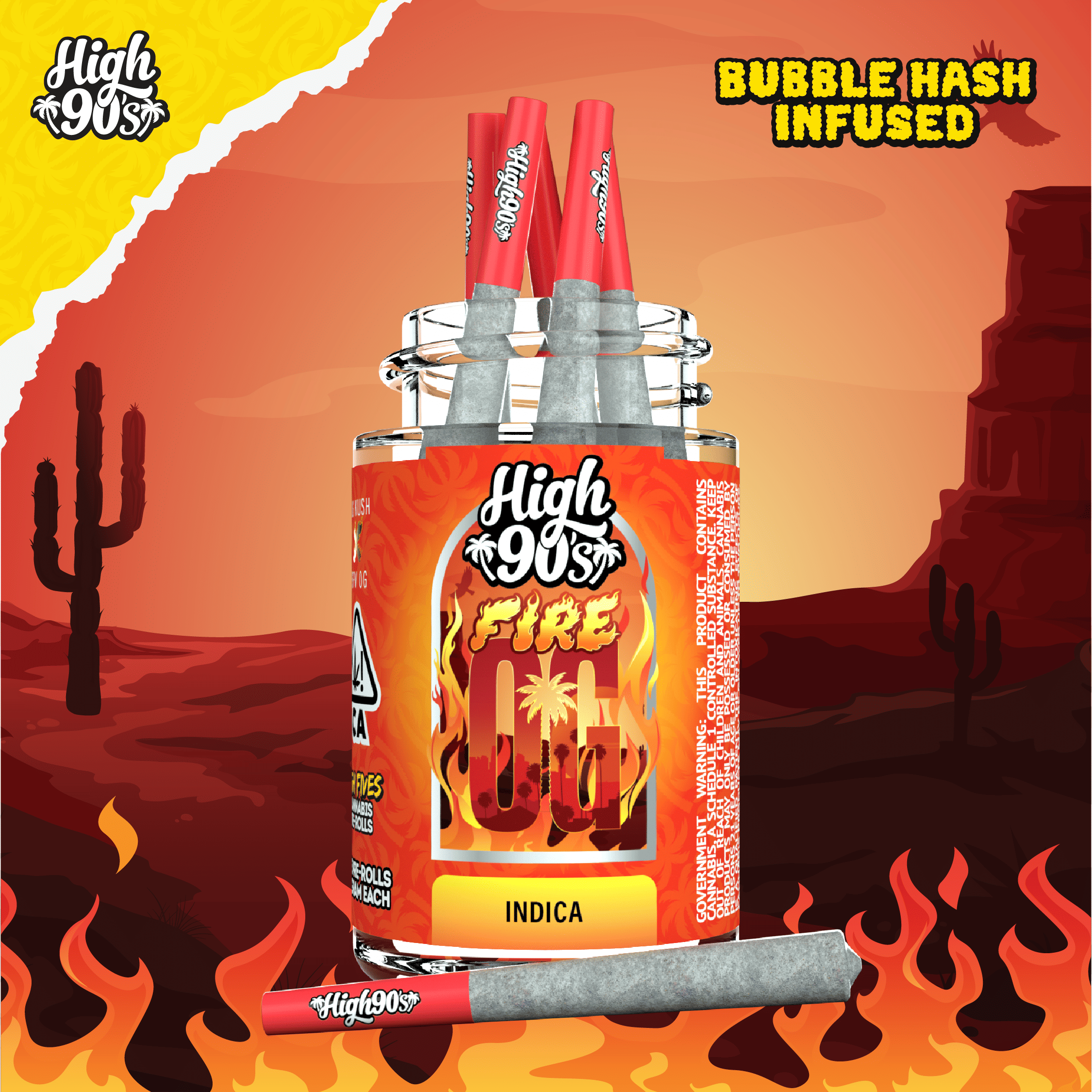 High 90's: Fire OG - Bubble