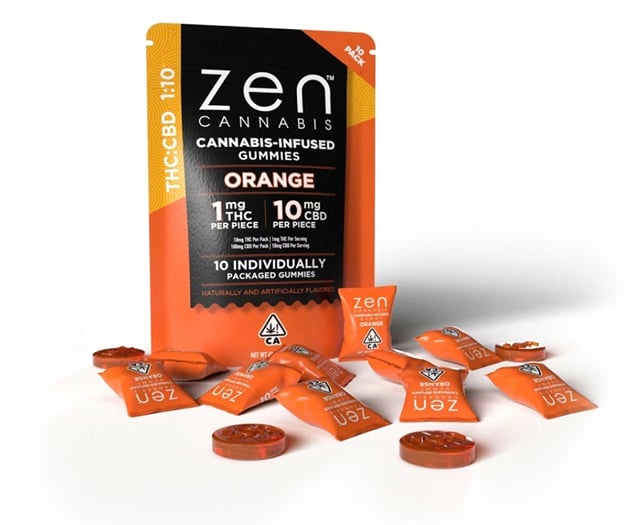 Zen Gummies - Orange 1:10 10mg:100mg
