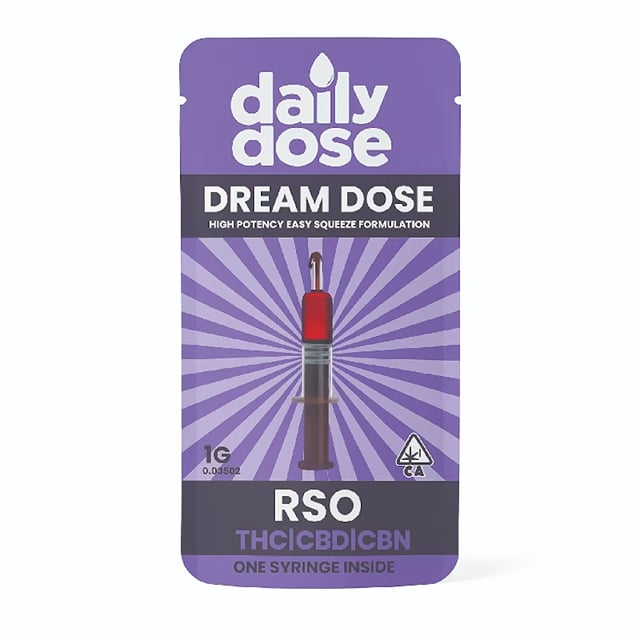 Daily Dose - Dream Dose RSO Syringe THC+CBD+CBN