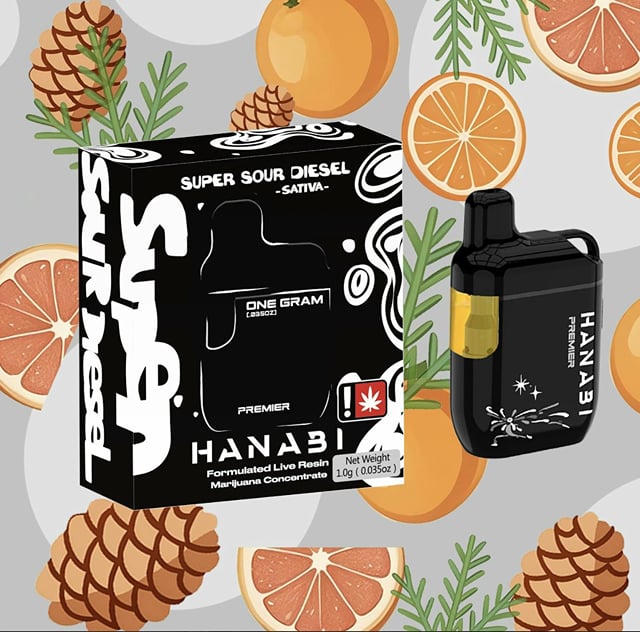Hanabi Premier 1g All In One Super Sour Diesel