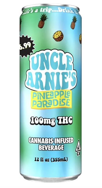 Uncle Arnie's | Pineapple Paradise | Non-Carbonated | 100mg | 12oz