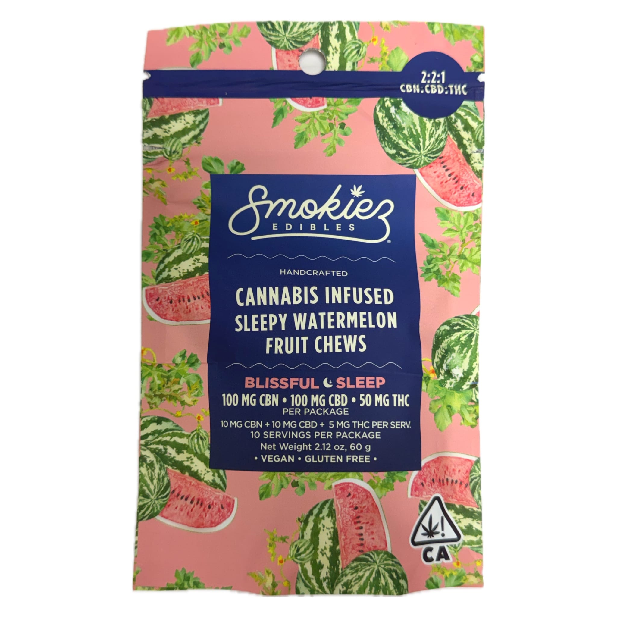Smokiez Edibles — Blissful Sleep Sweet Watermelon - Fruit Chews