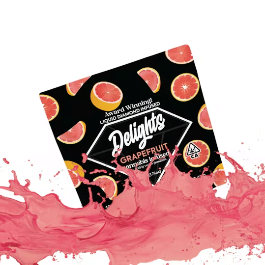 Delights - Diamond Infused Grapefruit Gummies