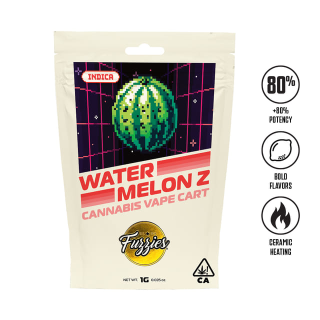 Fuzzies: 1g Watermelon Indica Cart