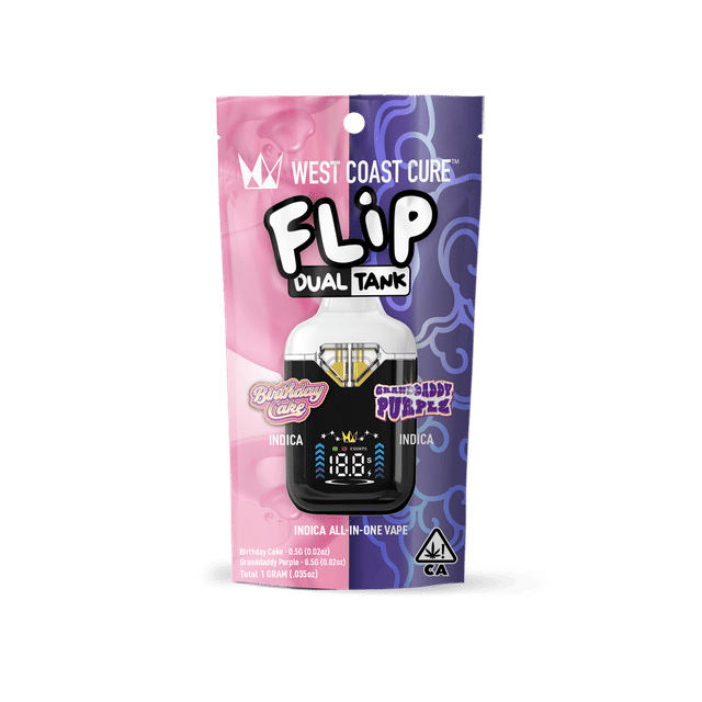 Birthday Cake x Granddaddy Purple | 1G AIO CUREbar Flip
