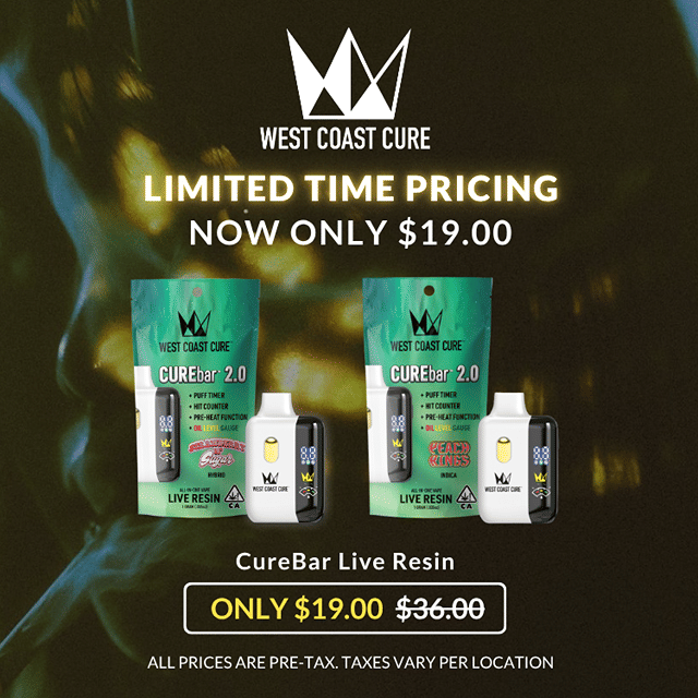 🔥ASHE X WCC Live Resin CUREbar - PAY LESS MORE WEED💨