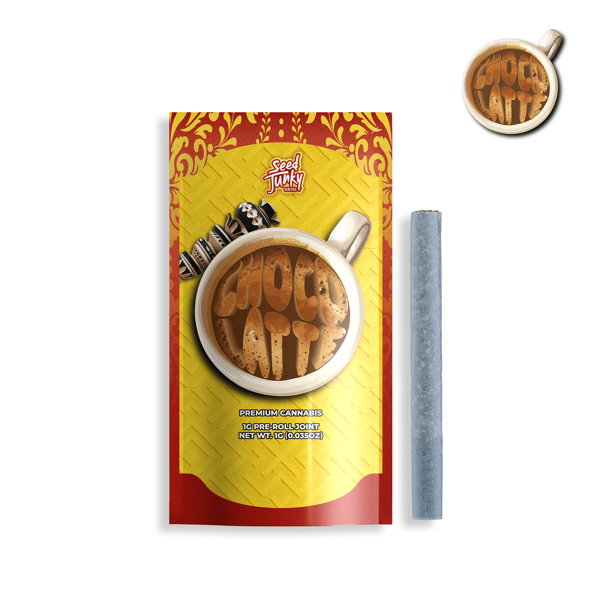 SEED JUNKY: Chocolatte Preroll - 1g