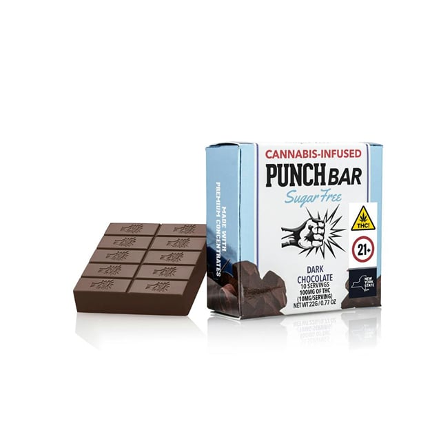 Dark Chocolate Solventless Bar 100mg Sugar Free