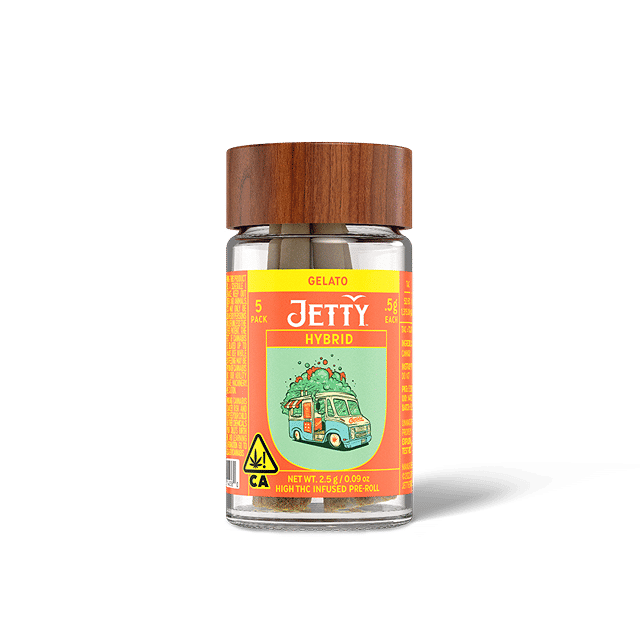 Gelato x White Mango - Infused Preroll - High THC - 2.5g - 5pk Jar - (H)