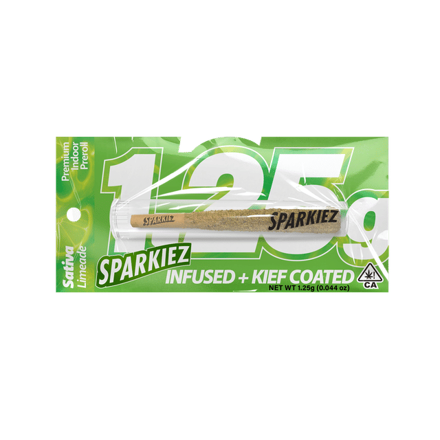 Sparkiez: Limeade And Kief Coated 1.25