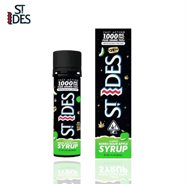 St. Ides - Wired Sour Apple - Syrup - 1000mg