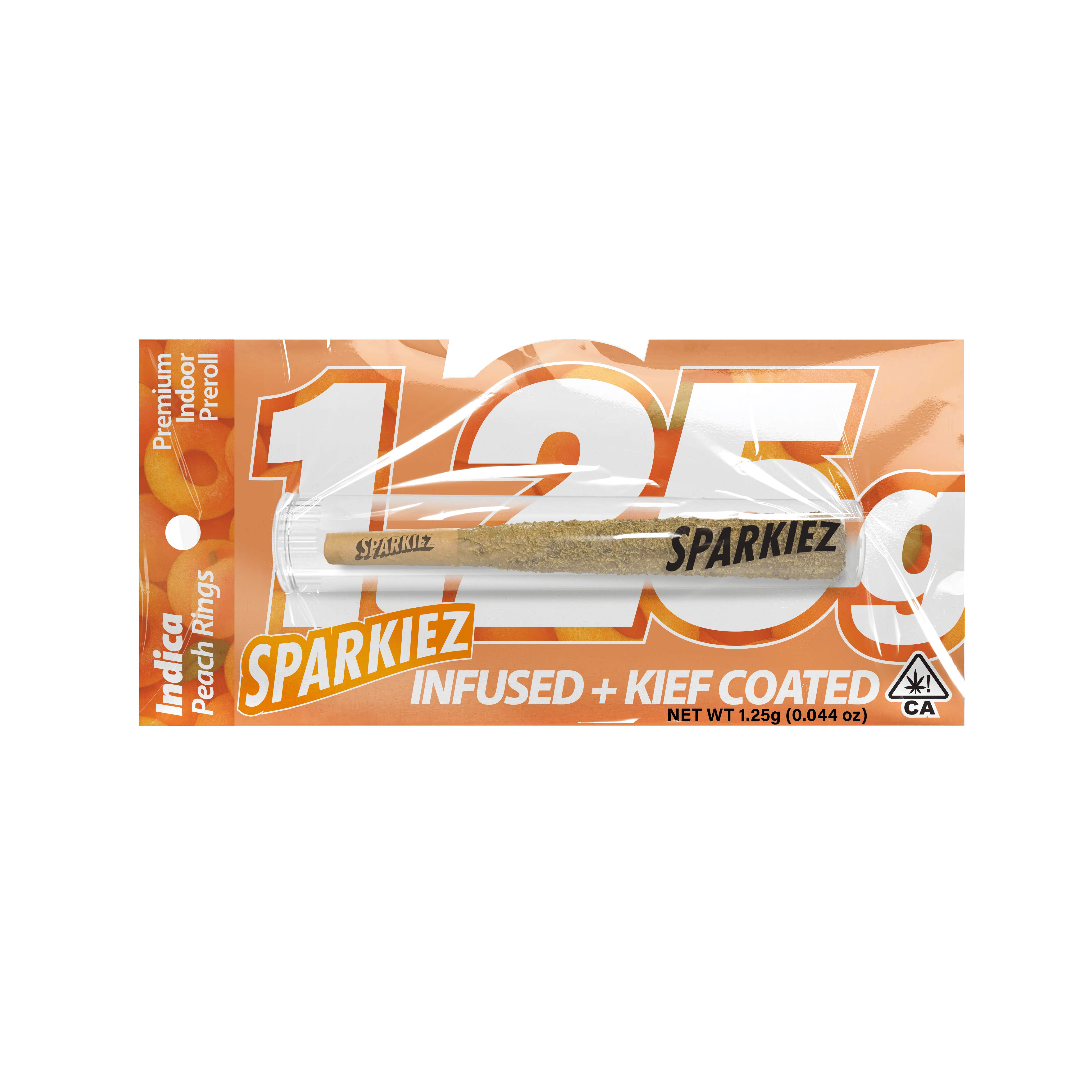 Sparkiez — Peach Ringz And Kief Coated 1.25