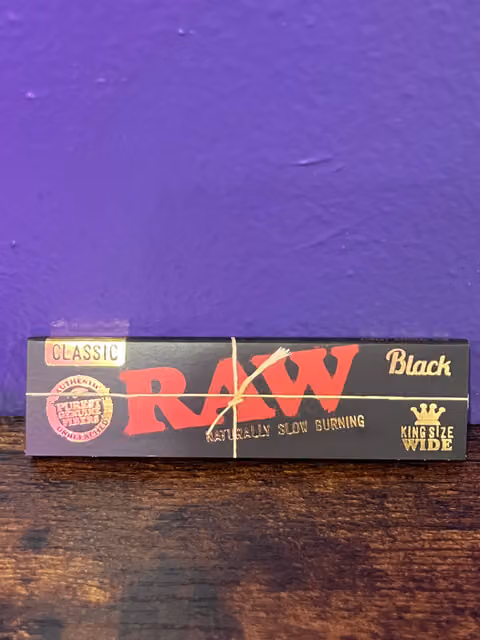 Raw Black Wide King Size Papers